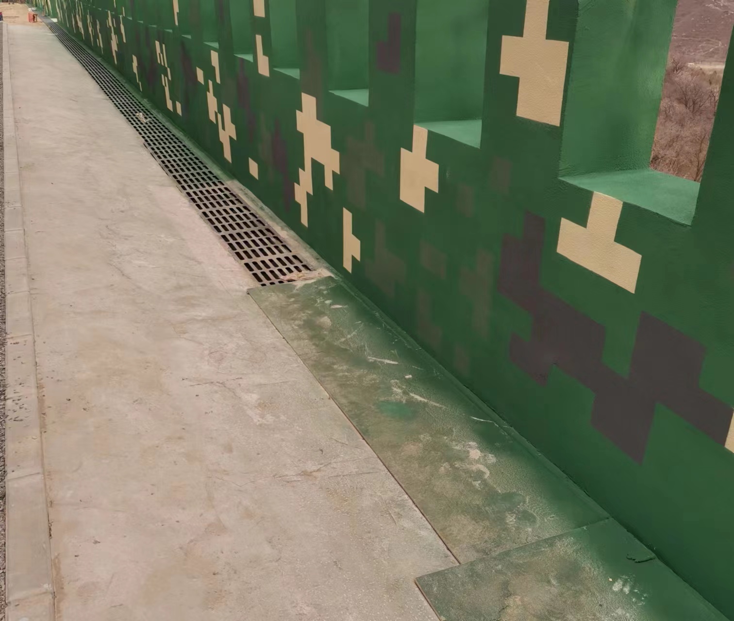 延安围墙迷彩喷涂,数迷彩漆