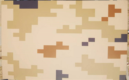 延安荒漠迷彩漆喷涂